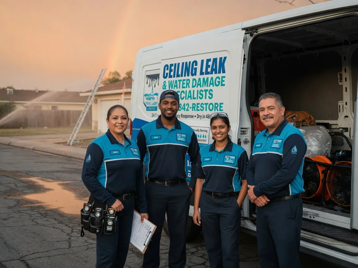 Ceiling Leak Cleanup company in Pisgah Forest, NC